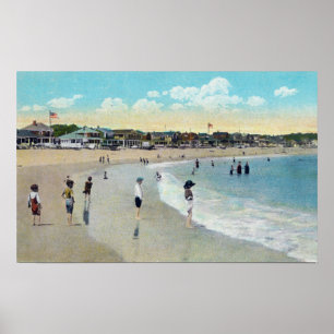 View of Long Beach and Cape Ann Poster