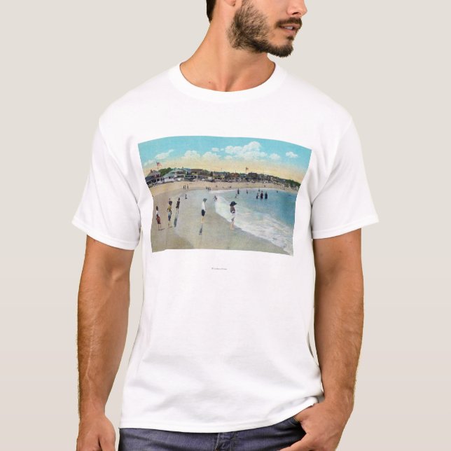 View of Long Beach and Cape Ann T-Shirt (Front)