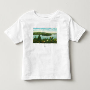 View of Loon Lake and Blythewood Island Toddler T-Shirt