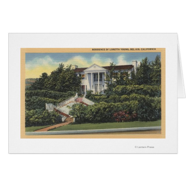 View of Loretta Young's Residence (Front Horizontal)