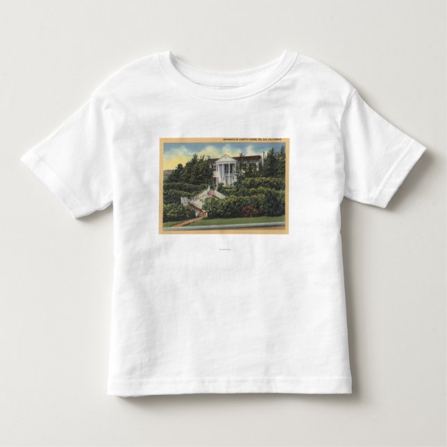 View of Loretta Young's Residence Toddler T-Shirt (Front)