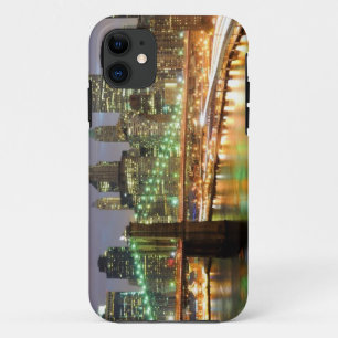 View of Lower Manhattan and the Brooklyn Bridge iPhone 11 Case
