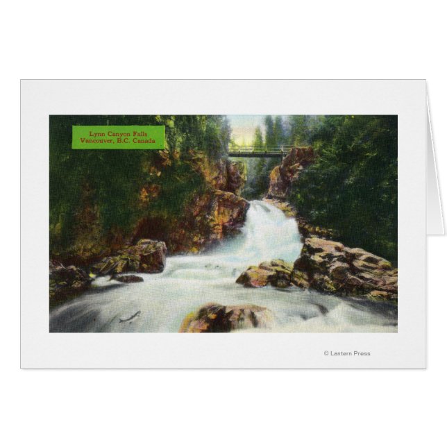 View of Lynn Canyon Falls (Front Horizontal)