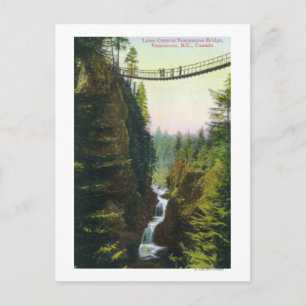 View of Lynn Canyon Suspension Bridge Postcard