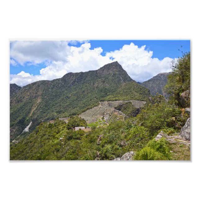 View of Machu Picchu, Peru Photo Print (Front)