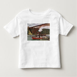 View of Maid of the Mist Boat Leaving Dock Toddler T-Shirt