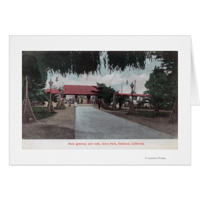 View of Main Gateway to Idora ParkOakland, CA (Front Horizontal)