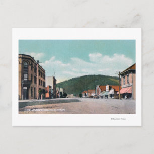 View of Main StreetColville, WA Postcard