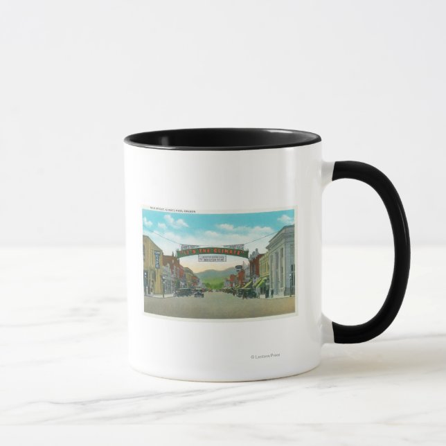 View of Main StreetGrants Pass, OR Mug (Right)