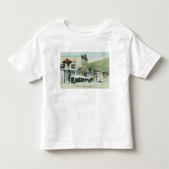 View of Main StreetLos Gatos, CA 2 Toddler T-Shirt (Front)