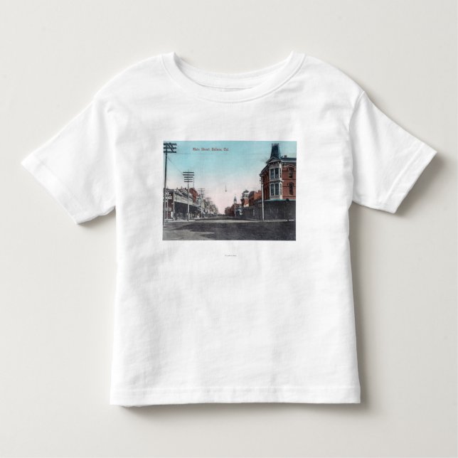 View of Main StreetSalinas, CA Toddler T-Shirt (Front)