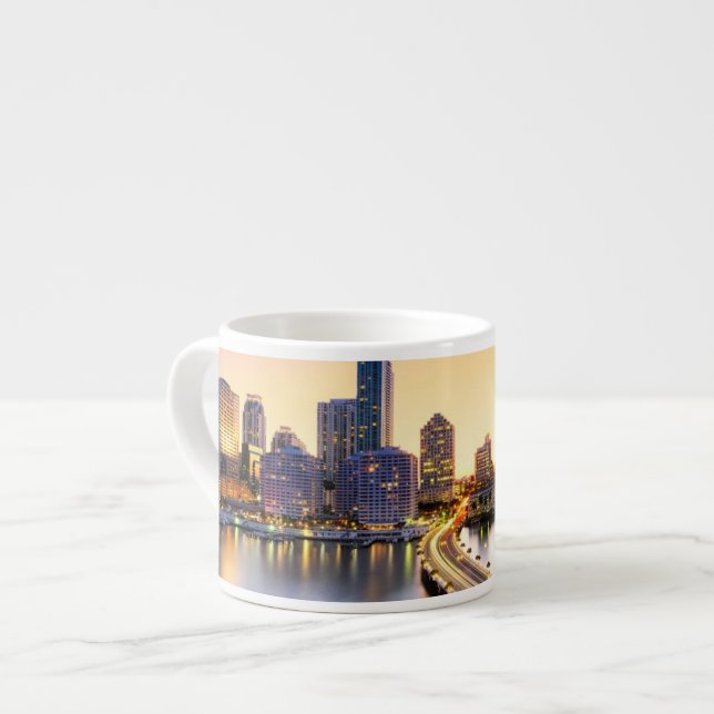 View of Mandarin Oriental Miami with reflection Espresso Cup (Front Left)