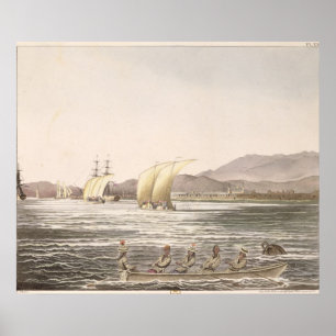 View of Manila, Philippines, 1826 Poster