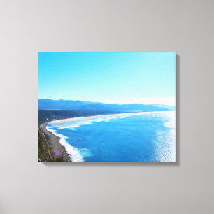 View of Manzanita Beach, Oregon Coast Canvas Print