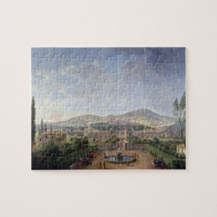 View of Marino, 1719 (oil on canvas) Jigsaw Puzzle