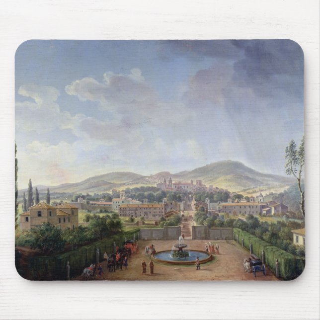 View of Marino, 1719 (oil on canvas) Mouse Pad (Front)