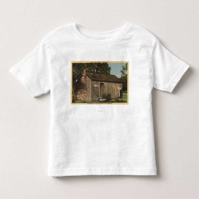 View of Mark Twain Cabin on Jackass Hill Toddler T-Shirt (Front)