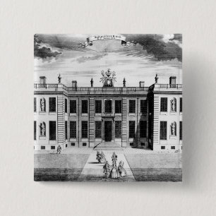 View of Marlborough House in Pall Mall 15 Cm Square Badge
