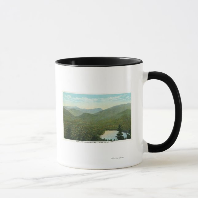 View of McIntyre, Colden, and Marcy Mts. Mug (Right)