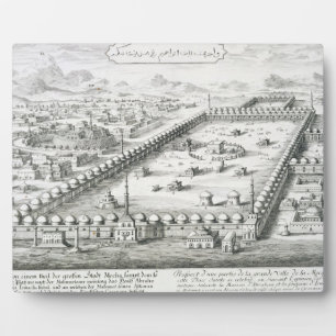 View of Mecca, from 'Entwurf einer historischen Ar Plaque