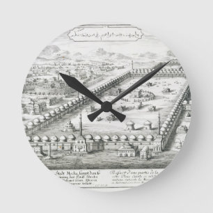 View of Mecca, from 'Entwurf einer historischen Ar Round Clock