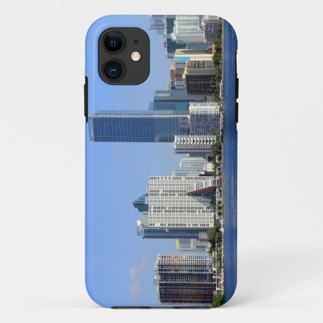 View of Miami Skyline Case-Mate iPhone Case (Back)