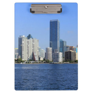 View of Miami Skyline Clipboard