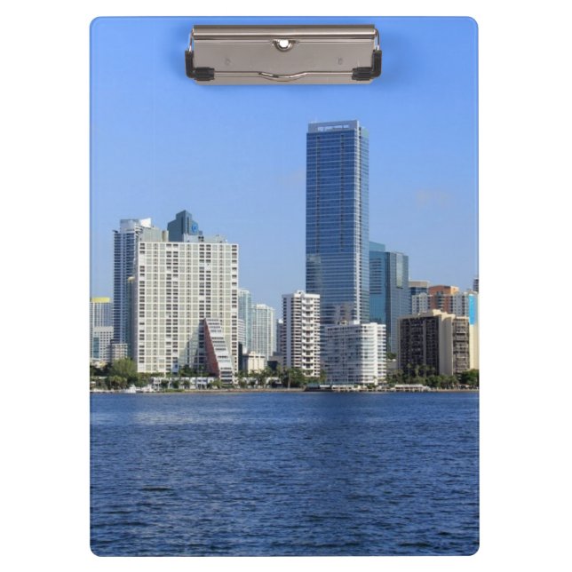 View of Miami Skyline Clipboard (Front)