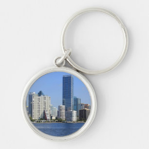 View of Miami Skyline Key Ring