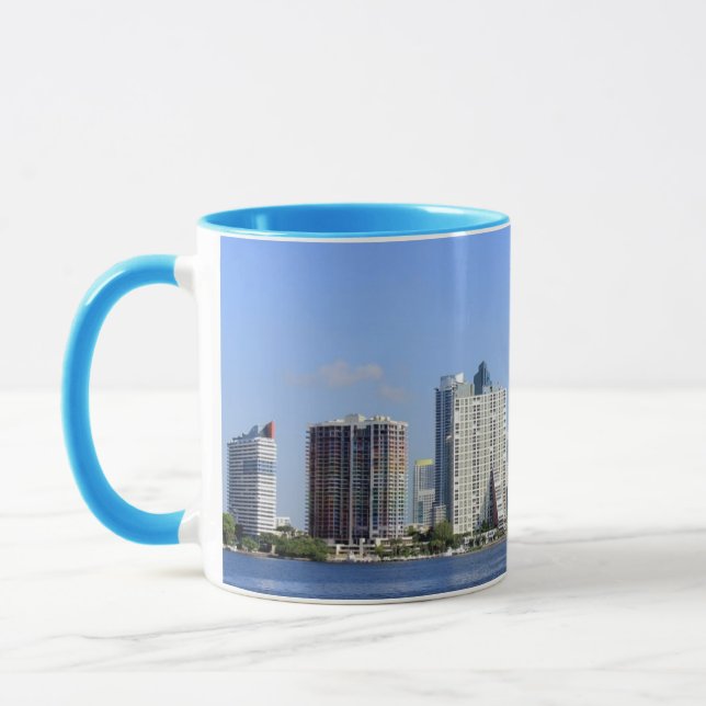 View of Miami Skyline Mug (Left)