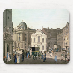 View of Michaelerplatz showing the Burgtheater Mouse Pad
