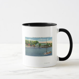 View of Midway Park Beach and Pavilion Mug