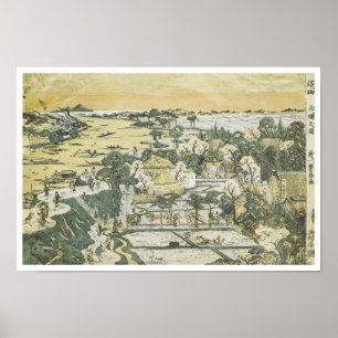 View of Mimeguri, Toyoharu, 1780 Poster