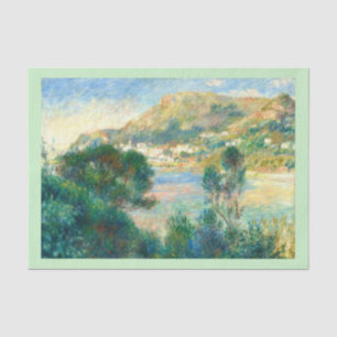 View of Monte Carlo from Cap Martin, Renoir Tissue Paper