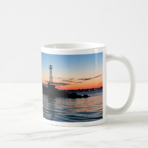 View Of Montevideo At Dawn, Uruguay Coffee Mug