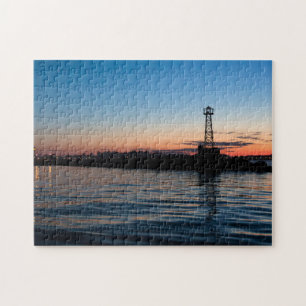 View Of Montevideo At Dawn, Uruguay Jigsaw Puzzle