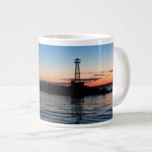 View Of Montevideo At Dawn, Uruguay Large Coffee Mug