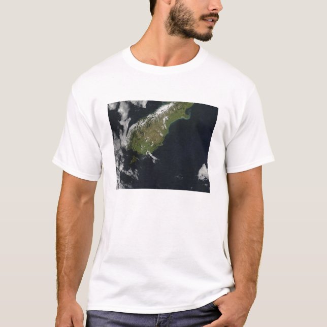 View of most of the South Island of New Zealand T-Shirt (Front)