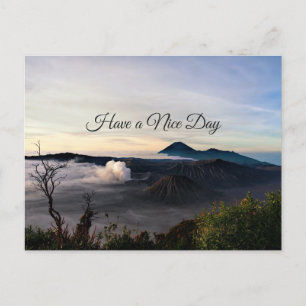 View of Mount Bromo Indonesia Postcard