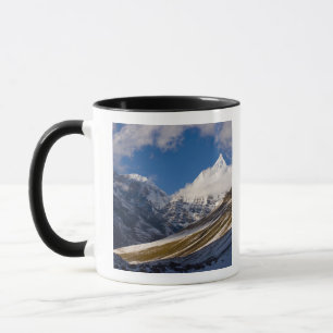 View of Mount Jichu Drake, Bhutan. Mug