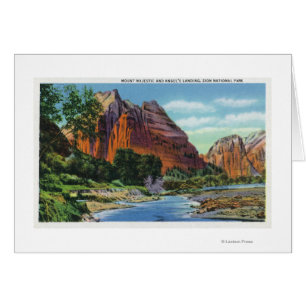 View of Mount Majestic and Angel's Landing