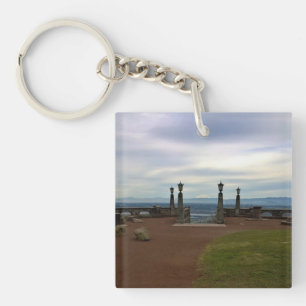 View of Mount St. Helens, Portland, Oregon Key Ring