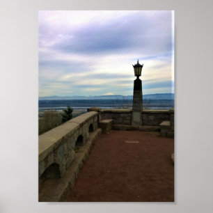 View of Mount St. Helens, Portland, Oregon Poster