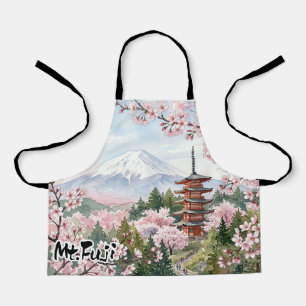 View of Mt. Fuji from Arakurayama Sengen Park Apron