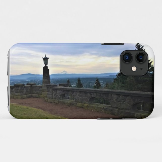 View of Mt. Hood, Portland, Oregon Case-Mate iPhone Case (Back (Horizontal))