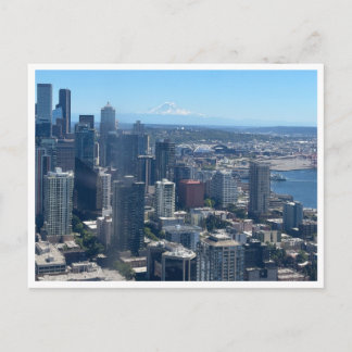 View of Mt. Rainer Postcard