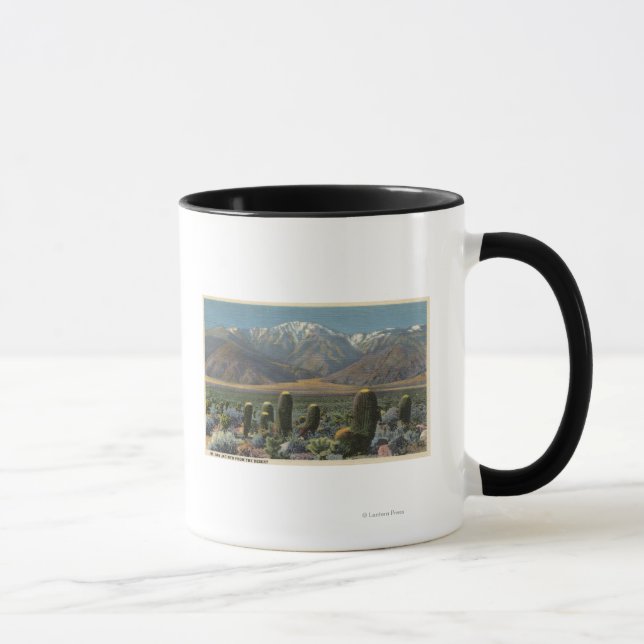 View of Mt. San Jacinto Near Palm Springs Mug (Right)