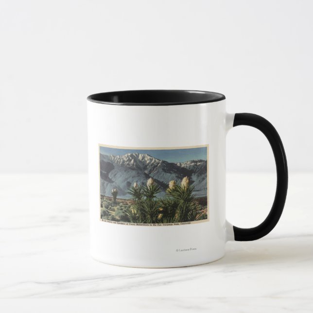 View of Mt. San Jacinto, Yucca Mohavensis Mug (Right)