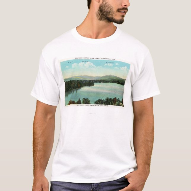 View of Mts. Marcy, Colden, and McIntyre T-Shirt (Front)