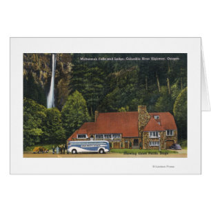 View of Multnomah Falls Lodge